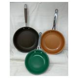 3 Nonstick Frying Pans