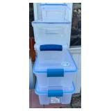 Sterilite Totes, 4x$ sm. container included