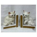 Lefton Japan Porcelain Cat Bookends Pair H518