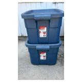 Rubbermaid Roughneck Storage Totes, 2x$