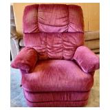 La-Z-Boy Recliner, Plush Plum/Burgundy