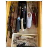 Kitchen Utensils, Knives, Forks, Whisk, Opener &