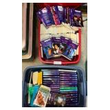 2 Rubbermaid Totes of Romance Paperback Books