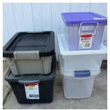Rubbermaid & Sterilite Totes, Assorted 5x$
