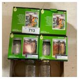 4 Packs Ball Miniature Storage Jars New in Box