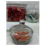 Vintage Buttons in Glass Jars, 3