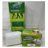 Swiffer Sweeper Dry Refills Bundle, 86 NIP &