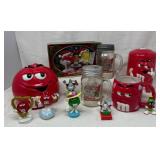 M&M's Ceramic Collectibles & 1995 NE Mason Mugs