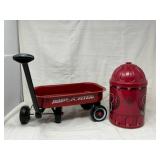 Radio Flyer Toy Wagon, Leather Ball Glove,