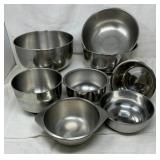 Stainless Steel Mixing Bowls, assorted