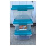 Hefty Hi-Rise Storage Totes, 3x$