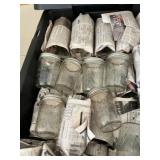 Jelly Jars, approx 80 in Sterilite Tote