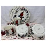 Lenox Winter Greetings Cardinal Fine China Pieces
