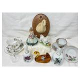 Collectible Figurines, Bells, Teacups & Swans
