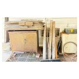 Rustic Wood, Metal Cabinets & Misc.