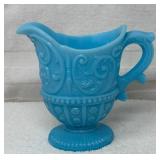 Blue Glass Creamer