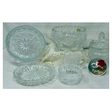 Cut Lead Crystal Bowls and Dishes, Lausitzer Glas