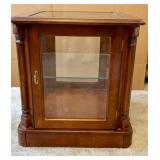 Lighted Wood and Glass Display Cabinet 20'x20'