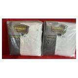 Foundry 4XL White Crew Neck Shirts 2-Pack, 2 New