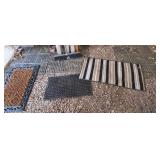 Rubber Floor & Doormats, lot of 6