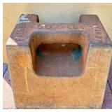 Fairbanks U.S. Standard 50 lb Cast Iron Weight