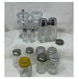 Glass Salt & Pepper Shakers, Assorted