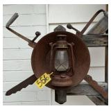 Union Pacific Railroad Lantern With Reflector