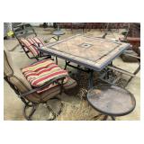 Outdoor Patio Table & Chairs, needs repairs