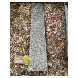 Polished Granite Curb Stone (2) pcs, heavy