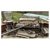 Weathered Wood Furniture Parts and Chair