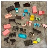 Dollhouse Plastic Furniture
