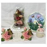 Butterfly & Floral Decorative Figurines
