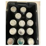 13) Ball Half Gallon Canning Jars in Black