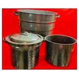 Enamelware Canner no lid & Blancher