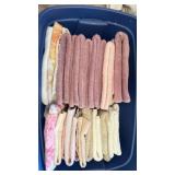 Large Tote of Towels, assorted sizes
