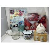 Glass Cutting Boards, Honey Jar, Enamel Pot, S &