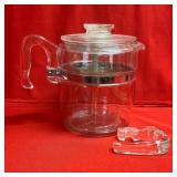 Vintage Pyrex 7759 Glass Percolator Coffee Pot