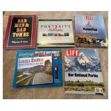 American History Books in Rubbermaid Tote