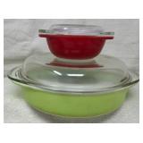 Pyrex Casserole Dishes w/lids