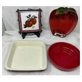 Bakeware, Bowl, Trivet, Apple Tray/Dish