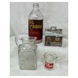 Log Cabin & Vermont Maple Syrup Bottle & Tin