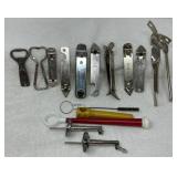 Vintage Beer Can Openers & Misc