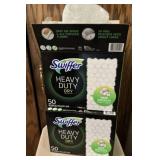 Swiffer Heavy Duty Dry Pads 50 Ct, 2 Boxes