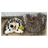 Vintage Metal Tractor Seats, 2