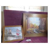 SAM TIMM CARDINAL PRINT + UNSIGNED FALL SCENE