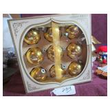 SHINY BRITE GLASS ORNAMENTS - GLASS