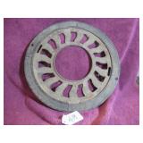VTG CAST IRON WOOD STOVE COLLAR - 15.75"W