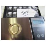14-KARAT YELLOW GOLD BEZEL - FOR $5 GOLD COIN