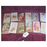(12) VTG EASTER POST CARDS (15) NEW YEAR