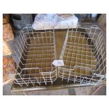 (2) METAL MEAT CRATES - 21"L X 11.75"W X 7.25"H